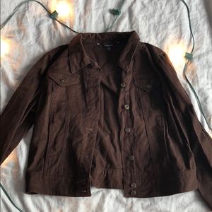 Brown corduroy jacket